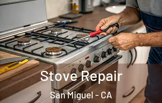  Stove Repair San Miguel - CA